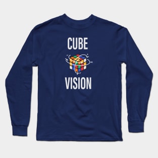 Cube Vision - Rubiks Cube Long Sleeve T-Shirt